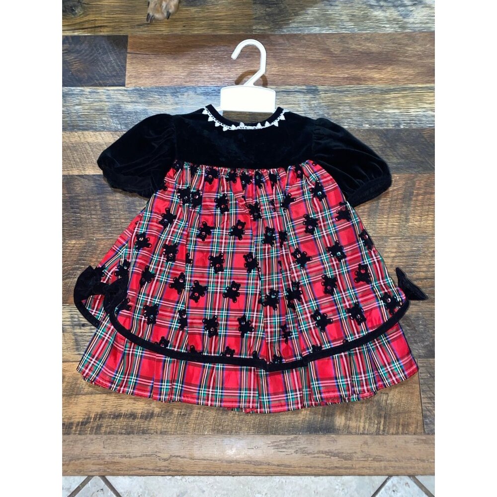 Vintage Bonnie Jean‎ New York Toddler Christmas Dress